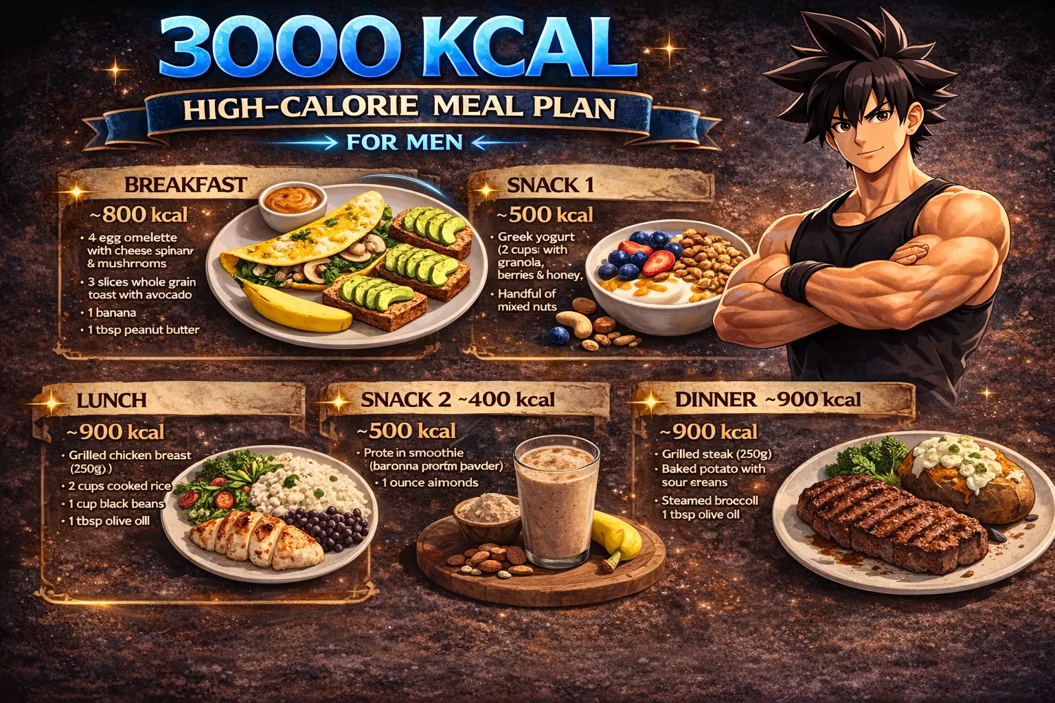 3000 KCAL