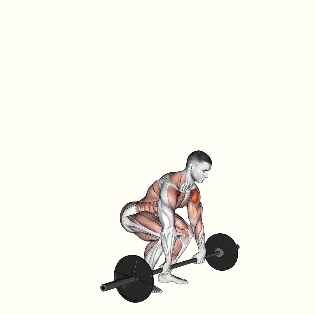 barbell clean and press