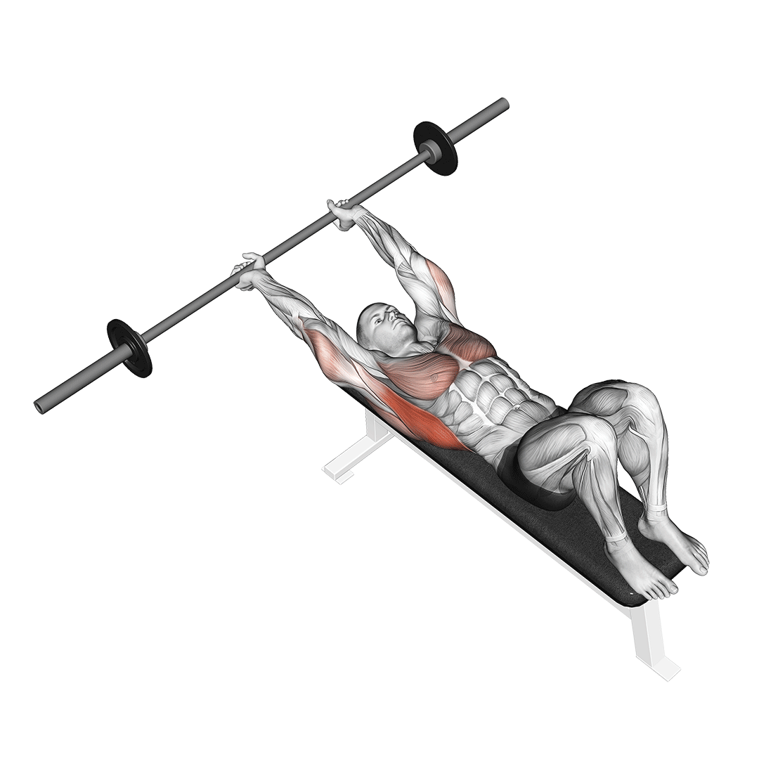 barbell pullover