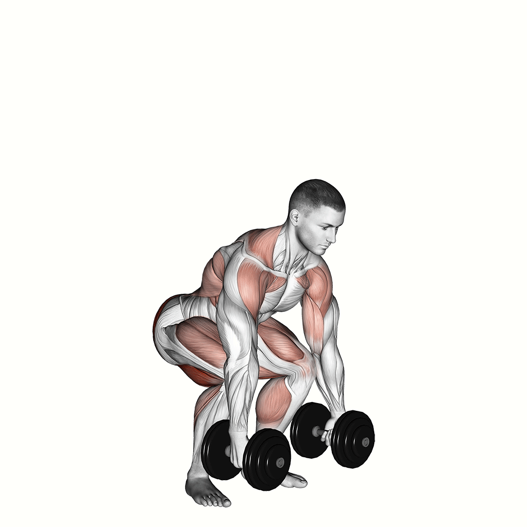 dumbbell clean
