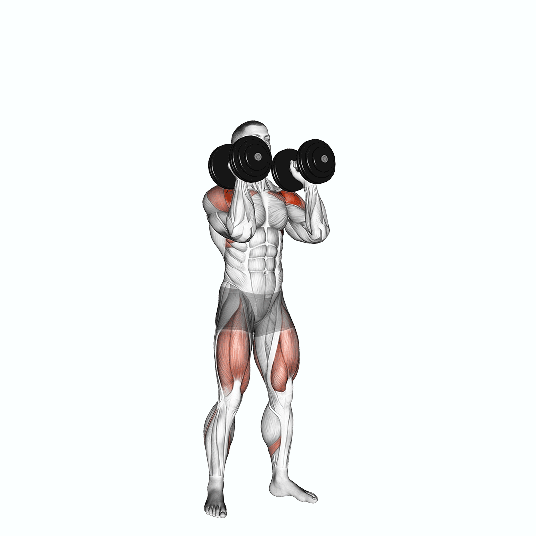 dumbbell push press