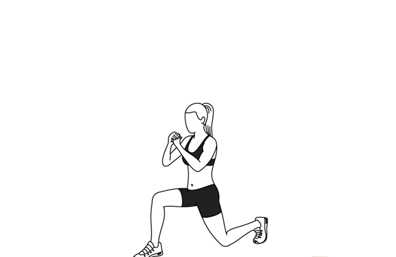Jumping Lunges