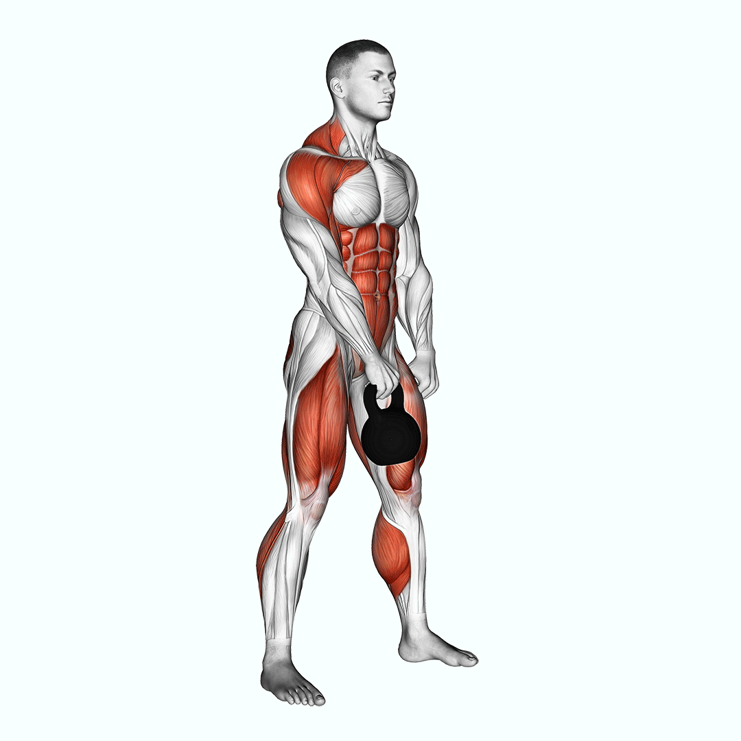kettlebell hang clean