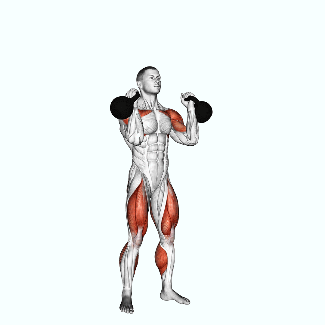 kettlebell thruster