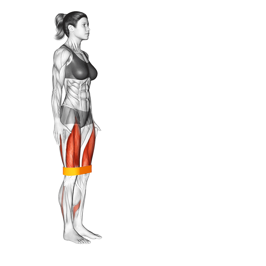 Resistance Band Lunges